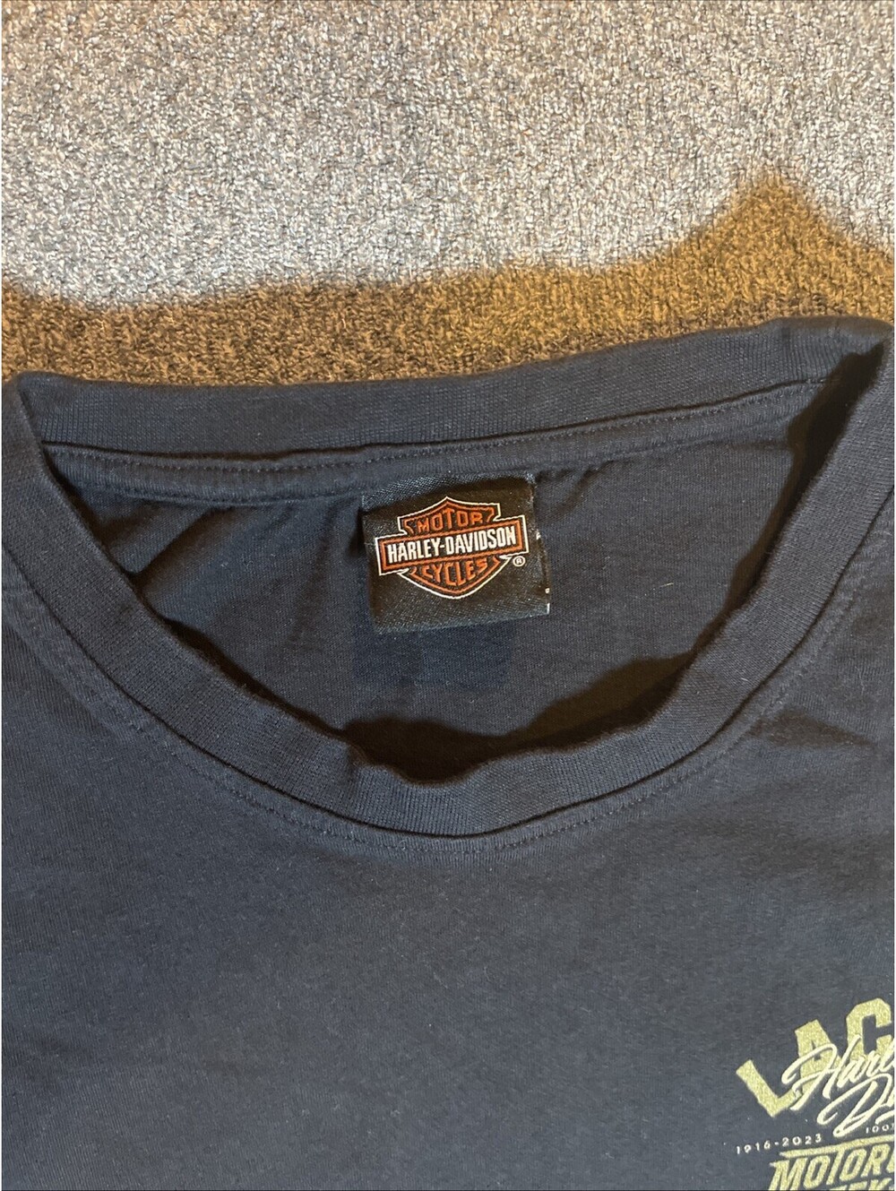 Harley Davidson Black Widow T-Shirt Men’s XL Lagonia Muscle New Hampshire - Picture 2 of 4
